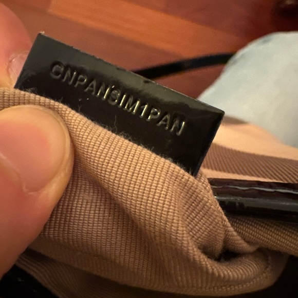 Burberry cross-body bag (canvas body with black leather trimming) - Picture 5 of 5